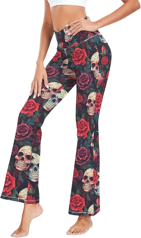 CHIFIGNO - sugar skull boots for women