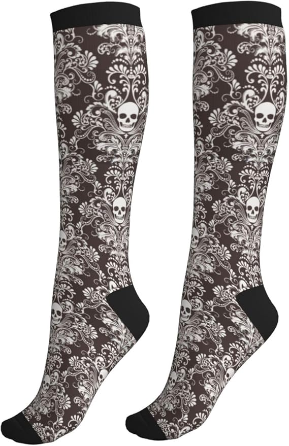 aipoase - sugar skull socks womens