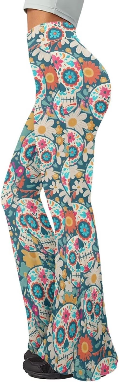 Irisjudy - sugar skull boots for women