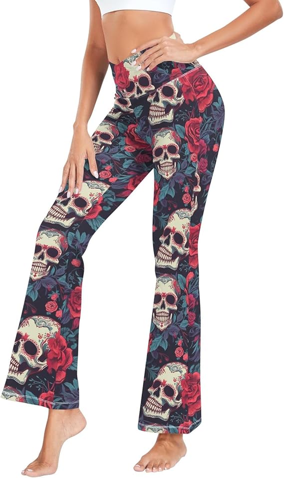 CHIFIGNO - sugar skull boots for women