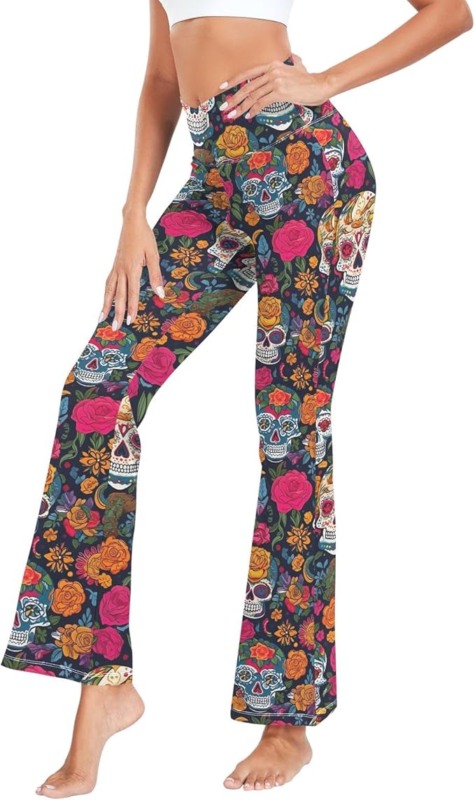 CHIFIGNO - sugar skull boots for women