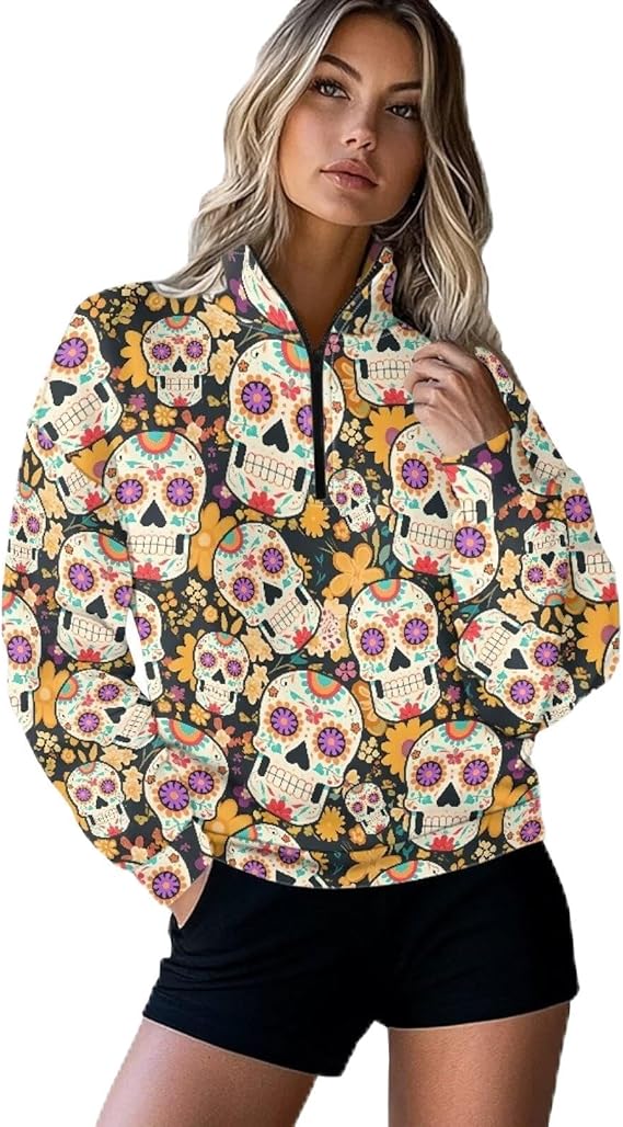 Irisjudy - sugar skull coat womens