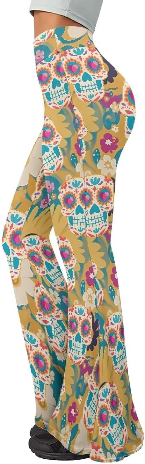 Irisjudy - sugar skull leggings for women
