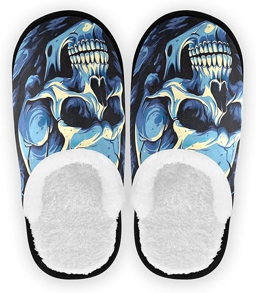 UMIRIKO - sugar skull slippers womens