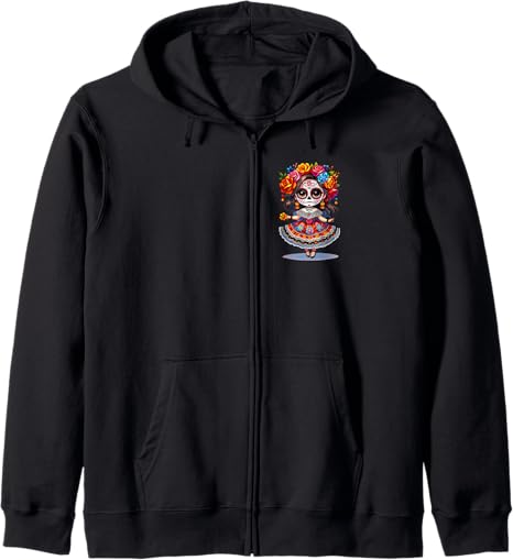 Catrina Sugar Skull Tees Dia De Los Muertos Gifts - sugar skull hoodie mens