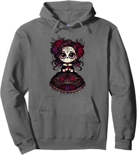 Catrina Sugar Skull Tees Dia De Los Muertos Gifts - sugar skull hoodie mens