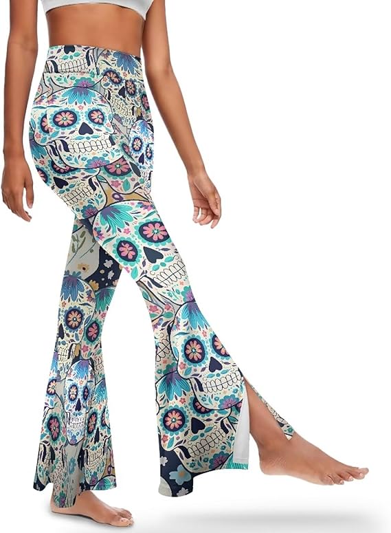 Irisjudy - sugar skull boots for women