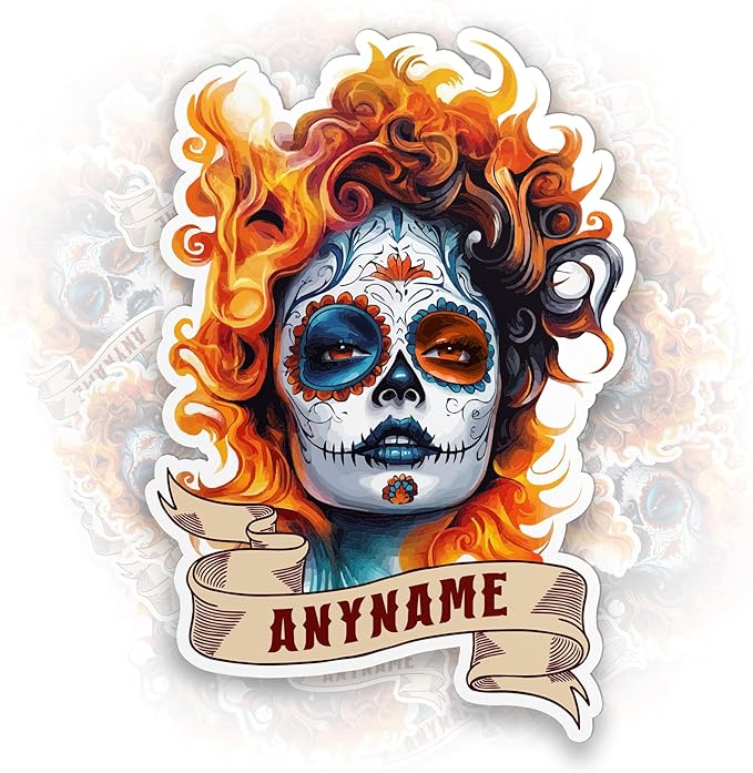 Mordesticker - sugar skull beanie