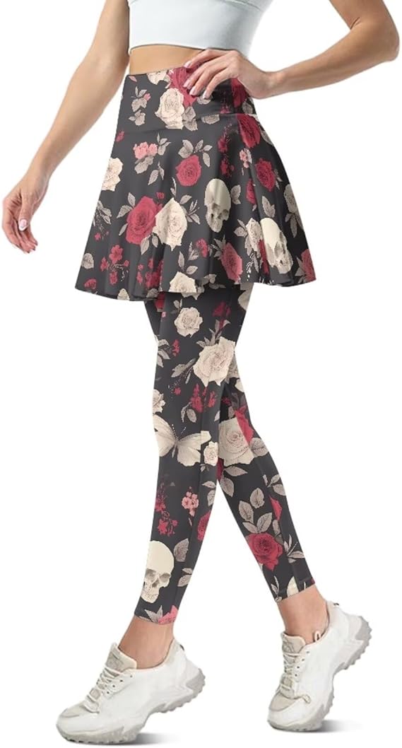 Irisjudy - sugar skull leggings for women