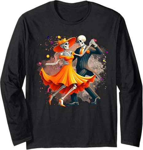 Dia De Los Muertos Men Women boy tee - sugar skull long sleeve shirt mens