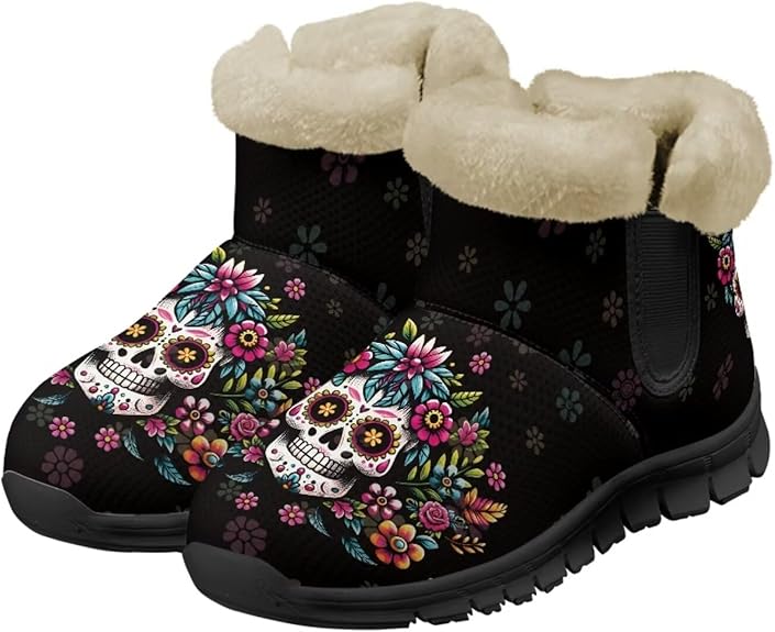 Jndtueit - sugar skull boots for women