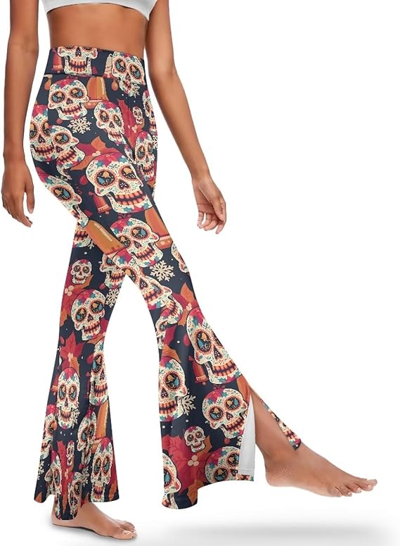 Irisjudy - sugar skull boots for women