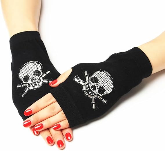 DreamHigh - sugar skull winter gloves