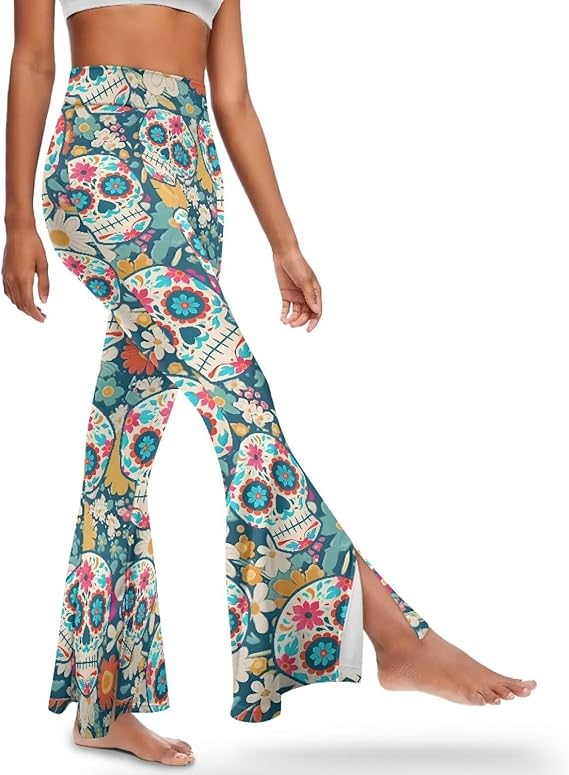 Irisjudy - sugar skull boots for women