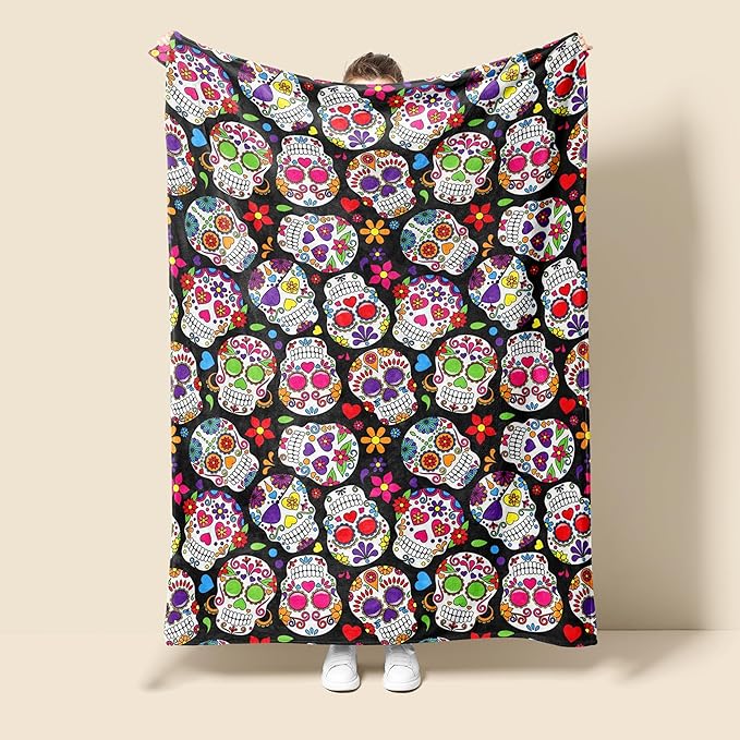 Zrycn - sugar skull winter gloves