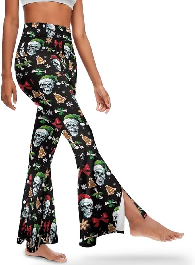 BBEGLECVIL - sugar skull leggings for women