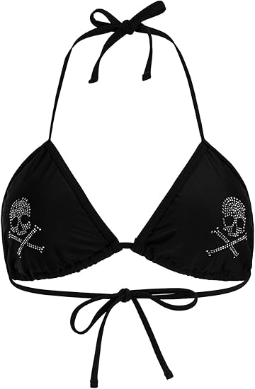WDIRARA - sugar skull bikini set