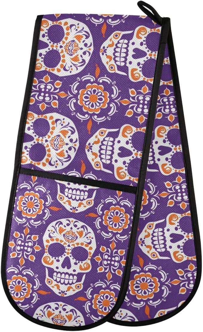 MFTJYO - sugar skull winter gloves