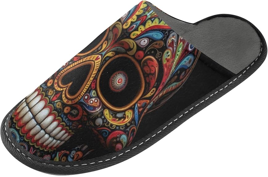 PDZRMY - sugar skull slippers womens