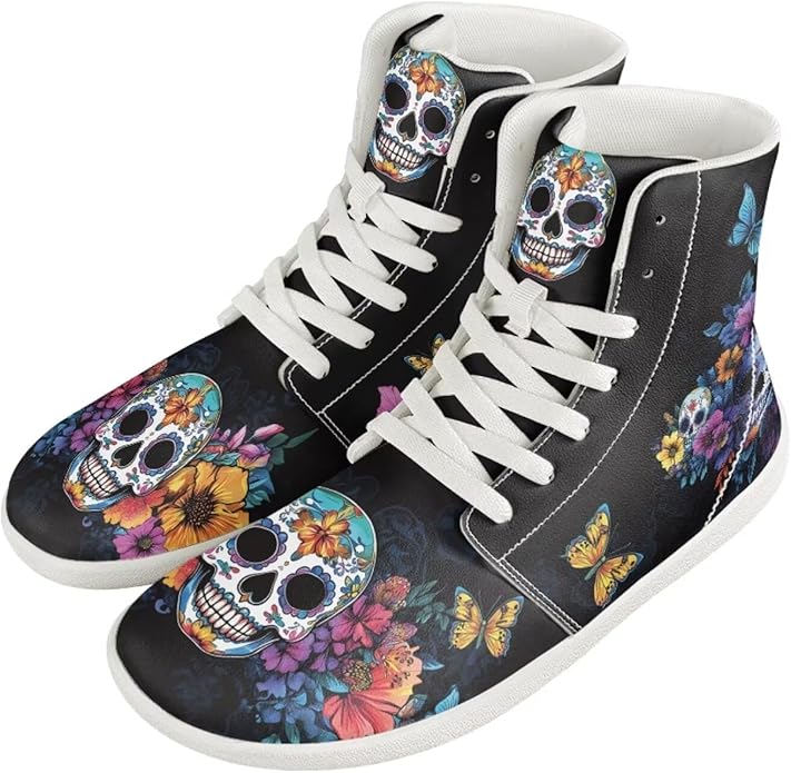 Jndtueit - sugar skull high tops