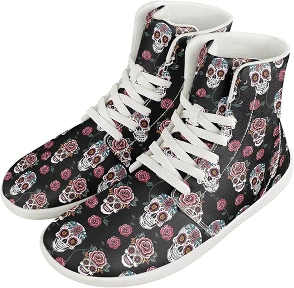 Jndtueit - sugar skull high tops