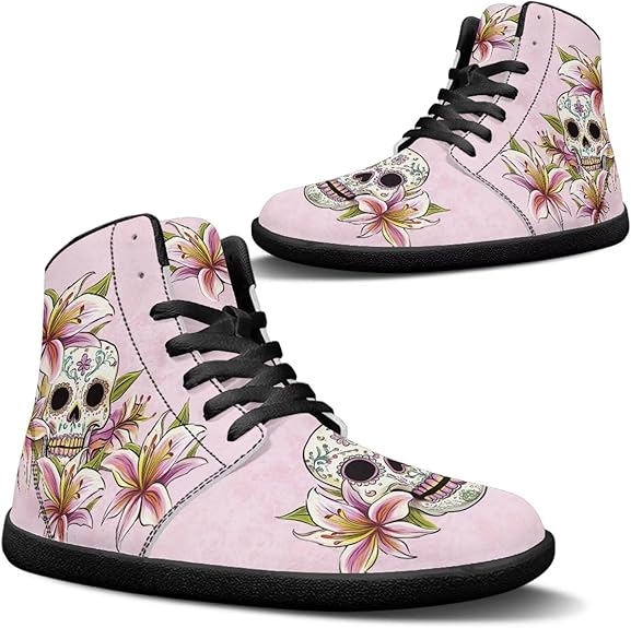 Jeiento - sugar skull high tops