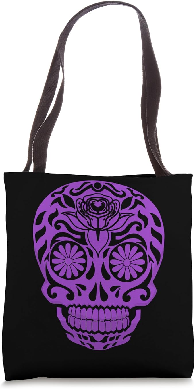 Tote Bag - sugar skull handbags for sale