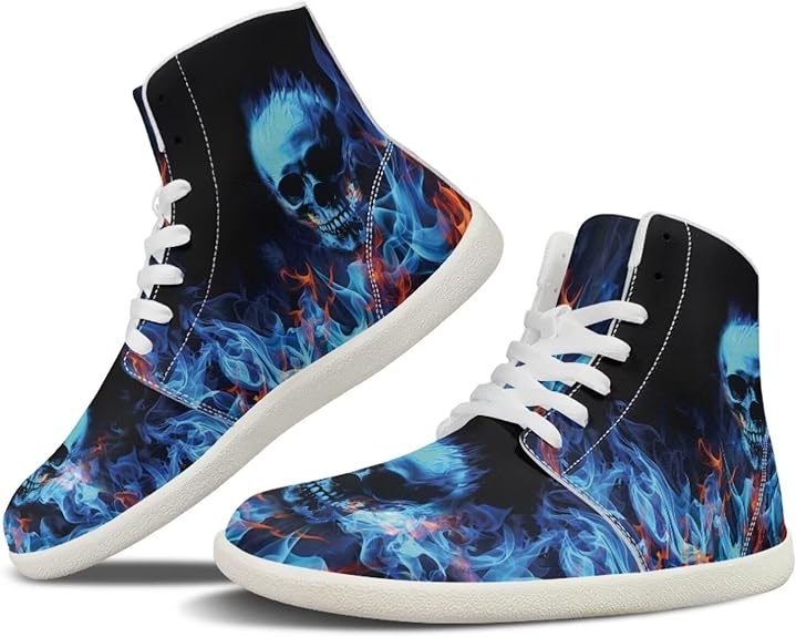 chaqlin - sugar skull high tops