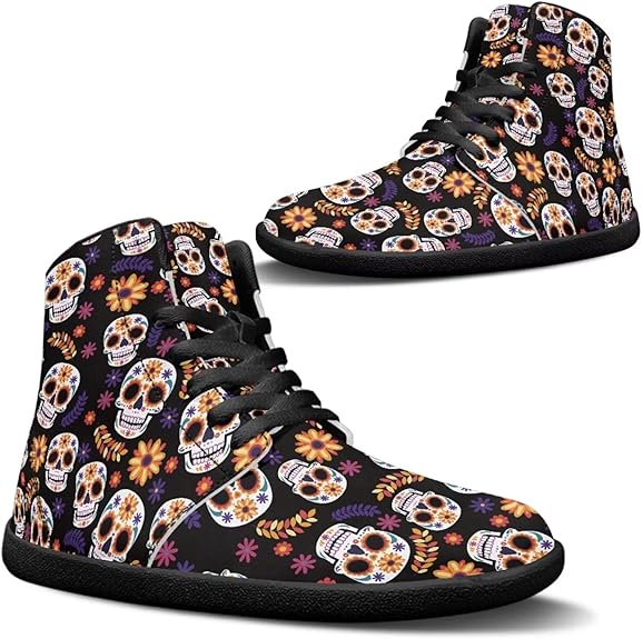 Jeiento - sugar skull high tops