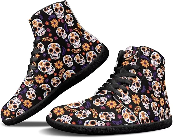 Binienty - sugar skull high tops