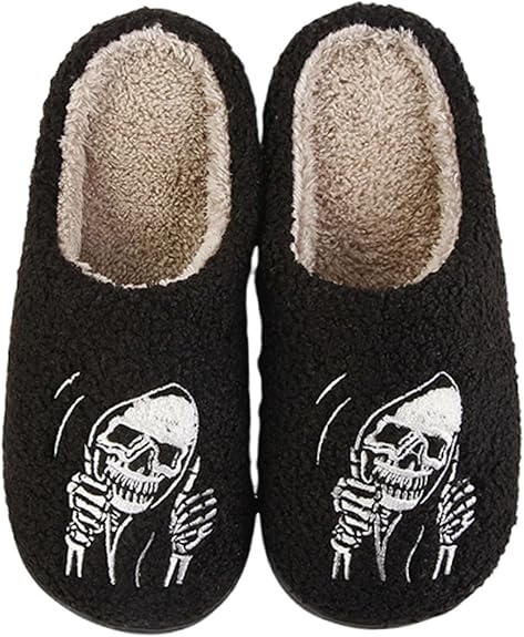 WIRETRAN - sugar skull slippers womens