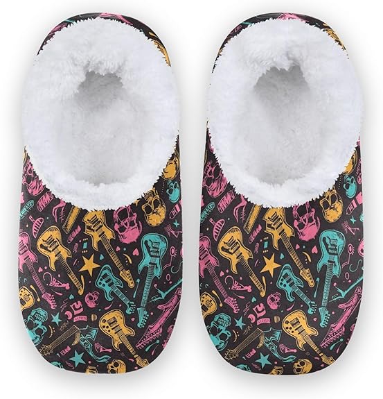 ALAZA - sugar skull slippers womens