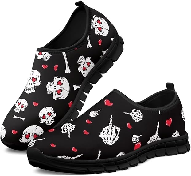 Twousenru - sugar skull sneakers womens