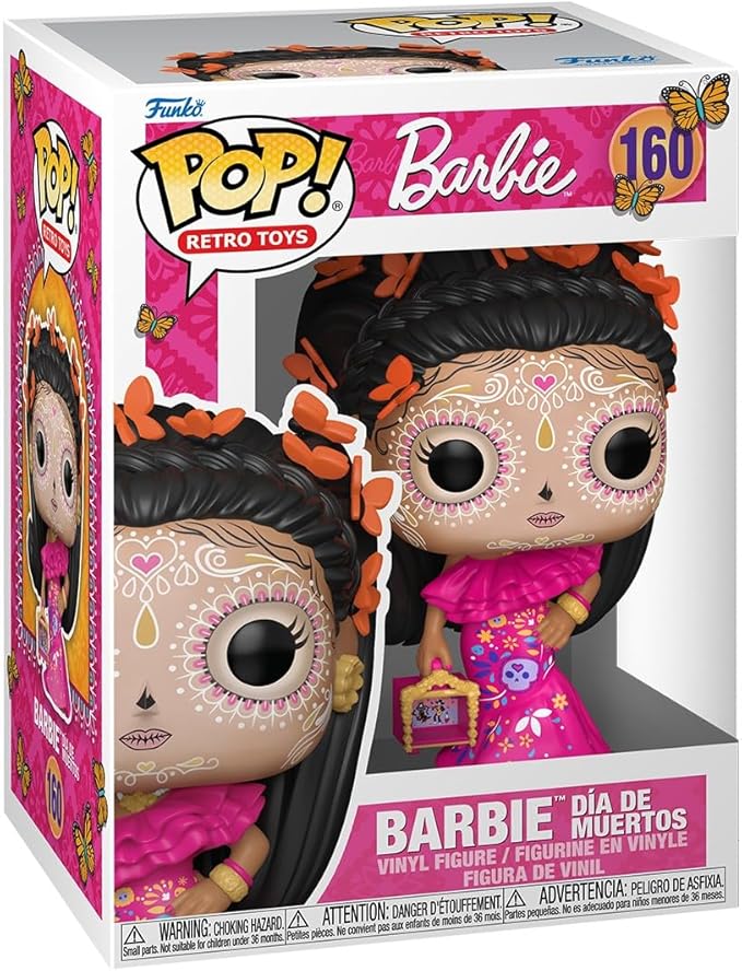 Funko Pop! Retro Toys: Barbie - Barbie Dia De Los Muertos - Collectable Vinyl Figure - Gift Idea - Official Merchandise - Toys for Kids & Adults - Ad Icons Fans - Model Figure for Collectors - sugar skull figurine collectible