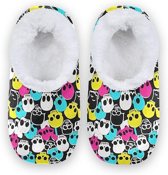 ALAZA - sugar skull slippers womens