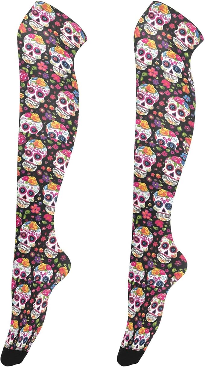 UMIRIKO - sugar skull boots for women