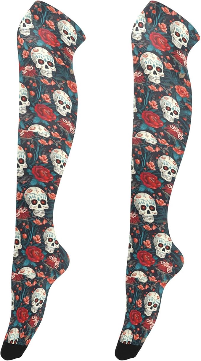 UMIRIKO - sugar skull boots for women