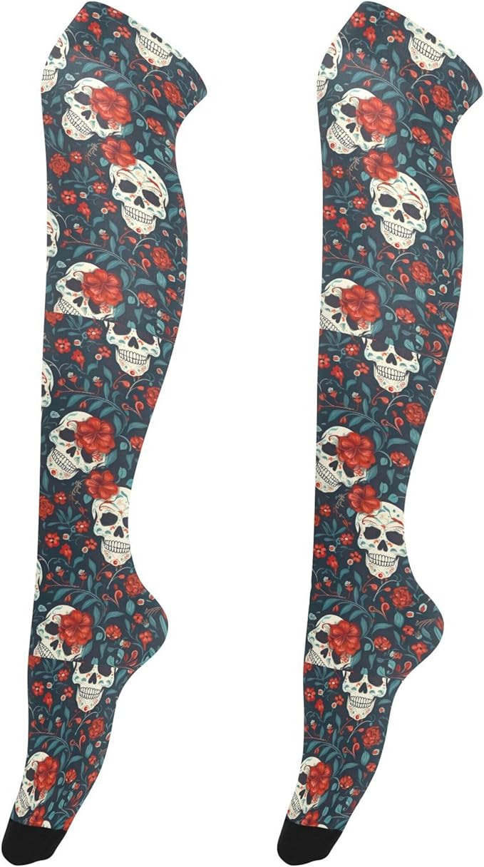 UMIRIKO - sugar skull boots for women
