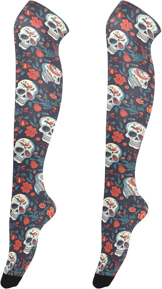 UMIRIKO - sugar skull boots for women