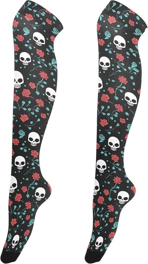 UMIRIKO - sugar skull boots for women