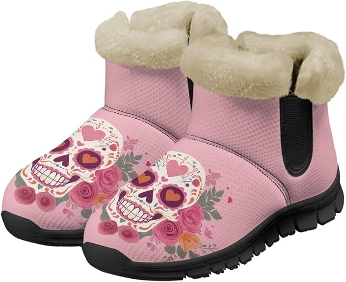 Jeiento - sugar skull boots for women