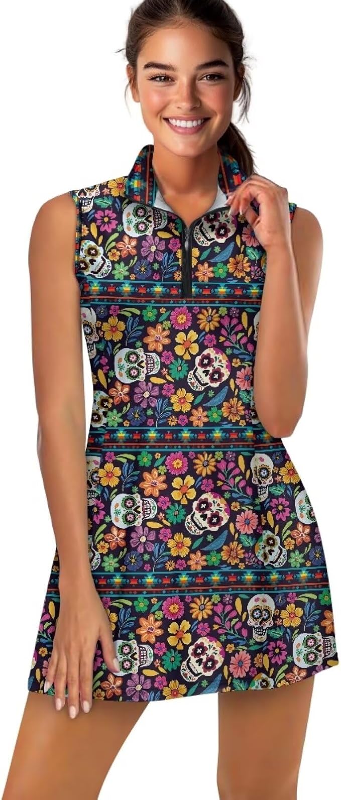 ELEDIZI - sugar skull dress womens