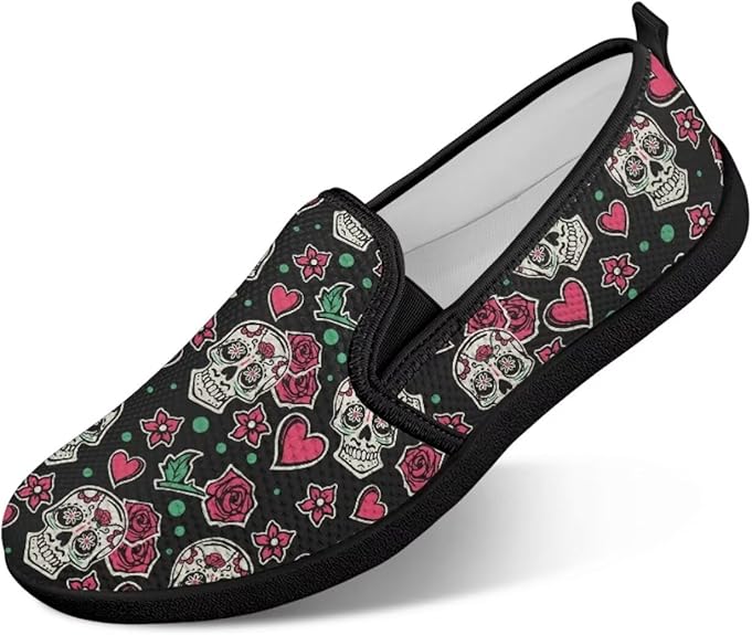 Twousenru - sugar skull sneakers womens
