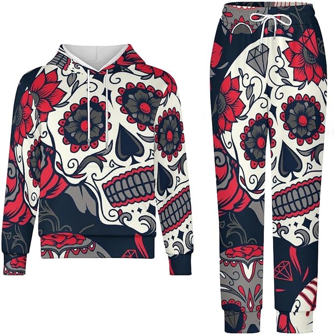OXJOIIS - sugar skull sweatshirt womens