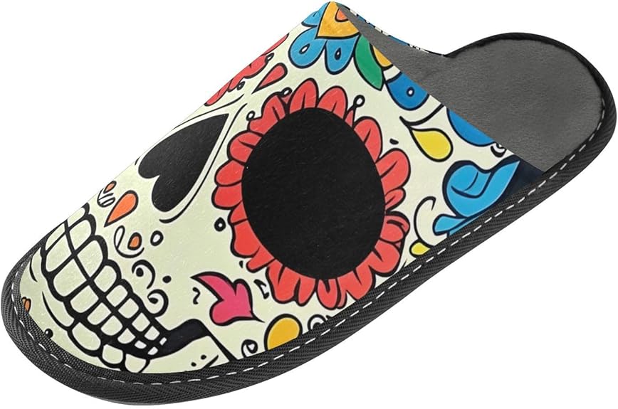 YXYZRMY - sugar skull slippers womens