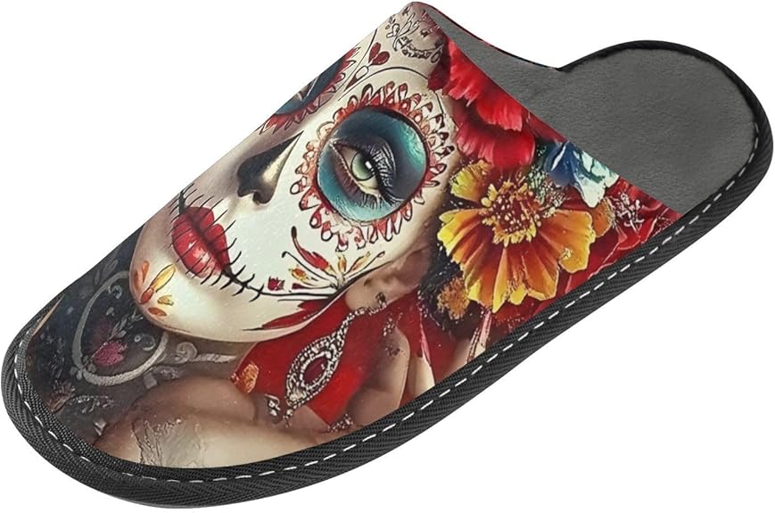 YXYZRMY - sugar skull slippers womens