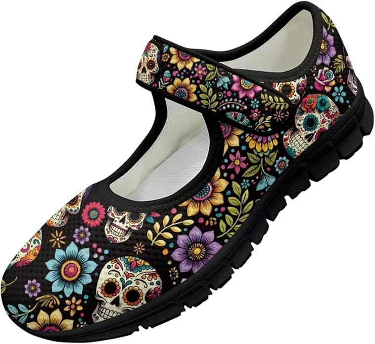 Gekhuqory - sugar skull sneakers womens