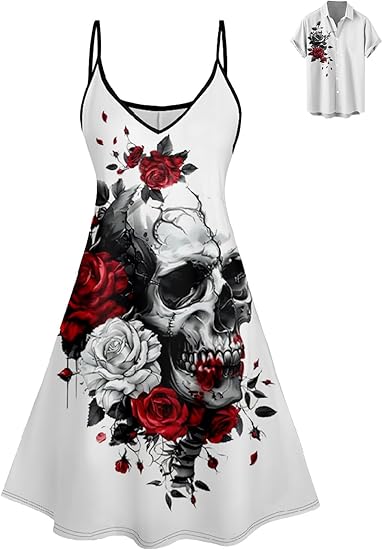 DRESSFO - sugar skull dress womens