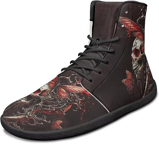 Doojoayie - sugar skull sneakers womens