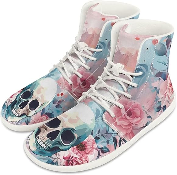 Jeiento - sugar skull high tops